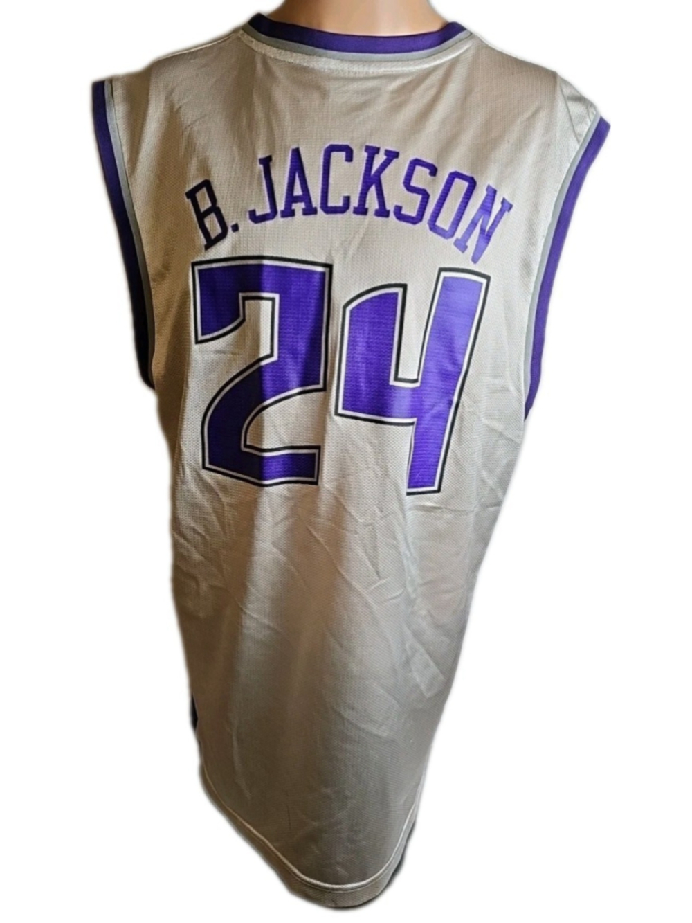 Vtg Bobby Jackson Sacramento Kings Reebok Jersey Adult Size Large NBA Basketball